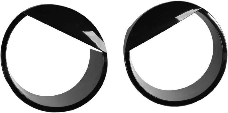 DSWSQ Birds Eyes Headlight Trim Cover for 2024 + Jeep Wrangler JL Gladiator JT Front Headlight Frame Trim Cover Bezels Decor Headlamp Garnish Ring Surround Cover Trim Exterior Accessories - Image 1